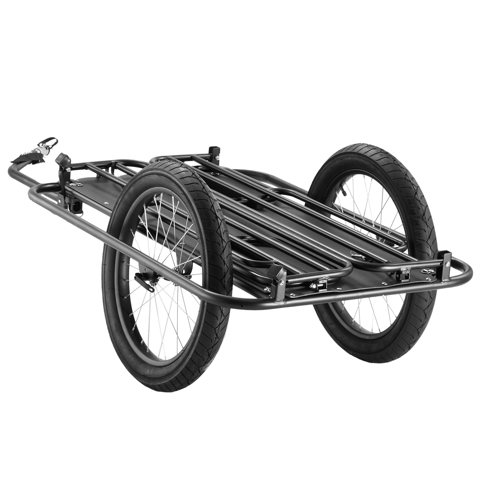 Heavy Duty Bike Cargo Trailer Foldable Bicycle Wagon Cart_voghion.com